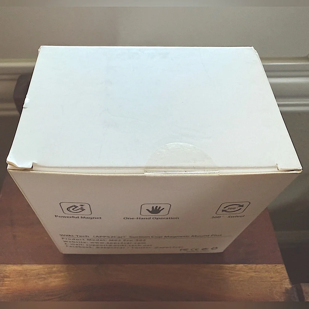 Magnetic Suction Cup Phone Mount Plus for Car (Black) — Apps2Car - Picture 11 of 16